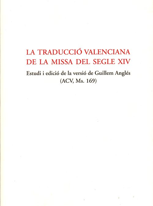 La traducció valenciana de la Missa del Segle XIV