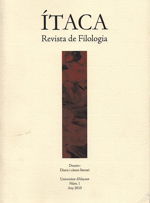 Sobre la vida de Vicente Ferrer, valencià universal, en Ítaca. Revista de Filologia.