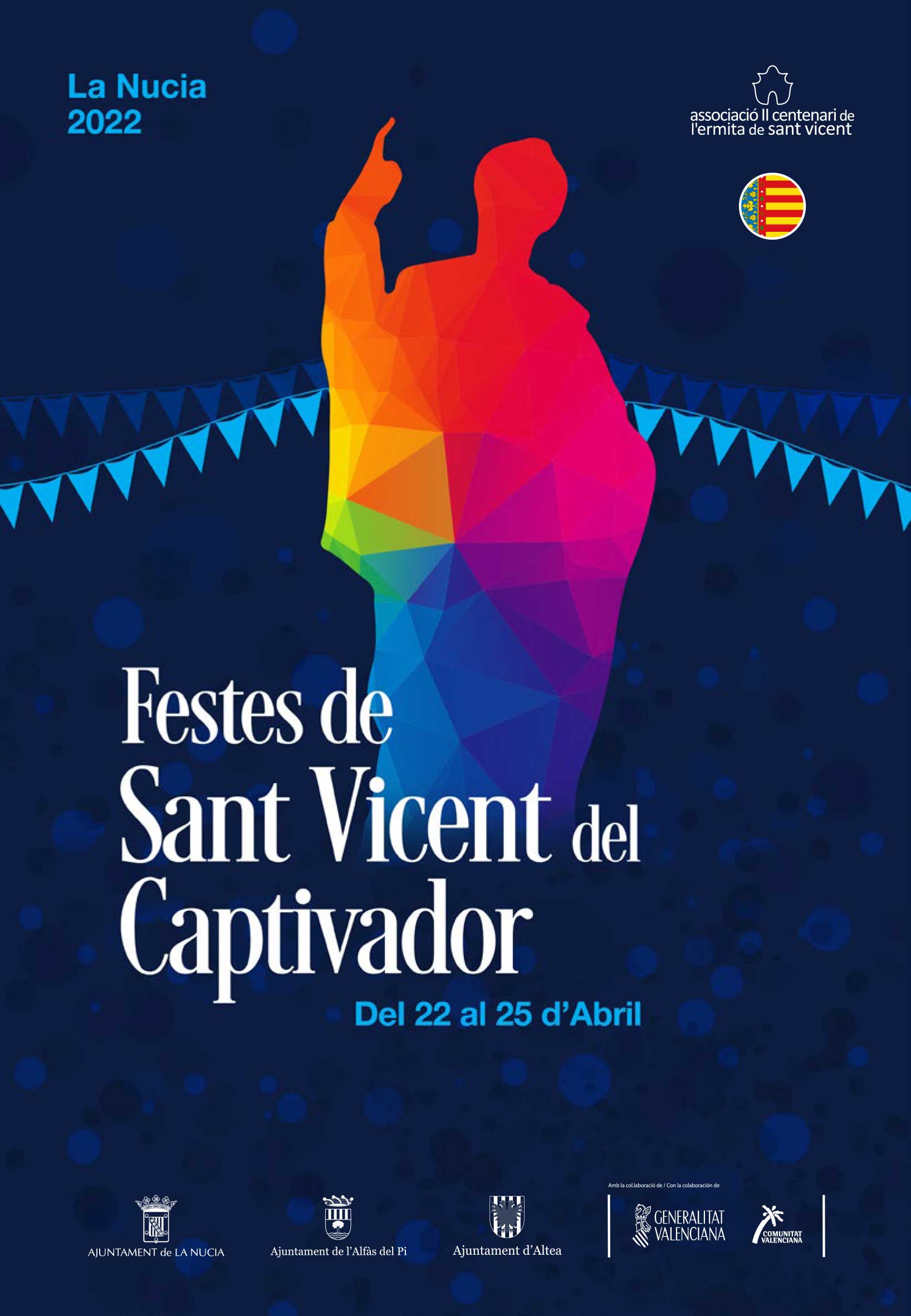 Programa Fiestas Sant Vicent 2022 La Nucia