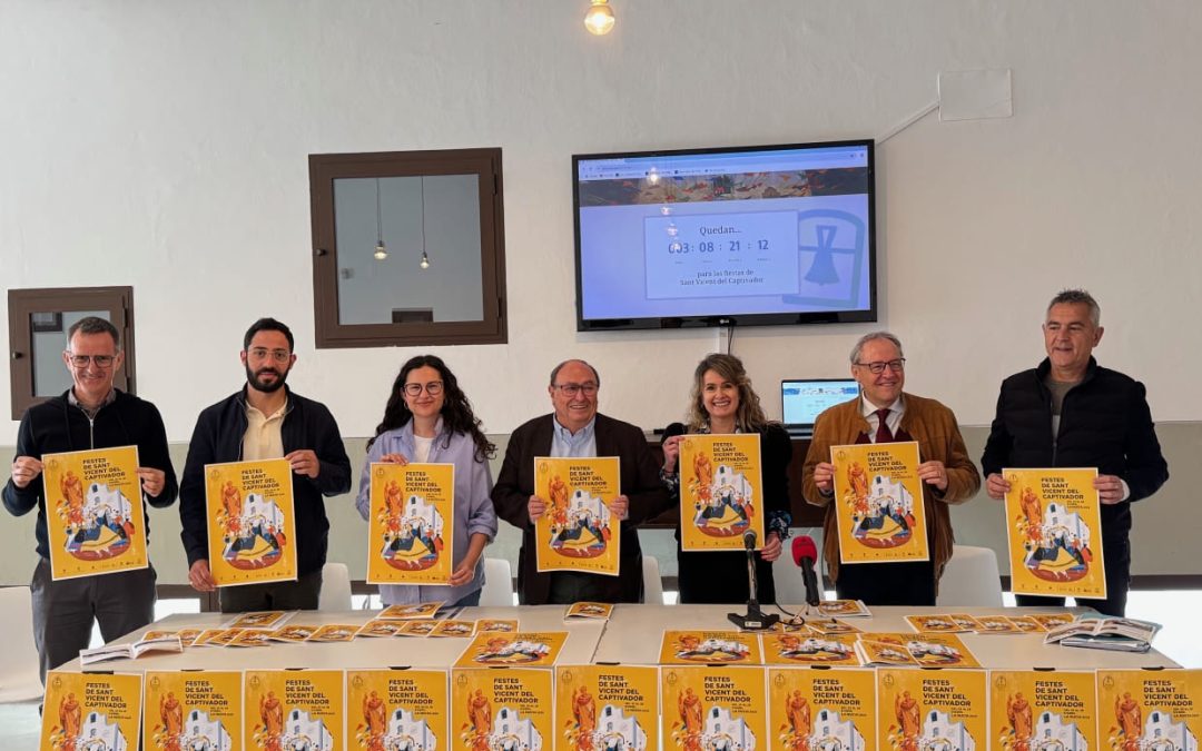 Presentación de les Festes de Sant Vicent del Captivador 2025 en el CEM Captivador
