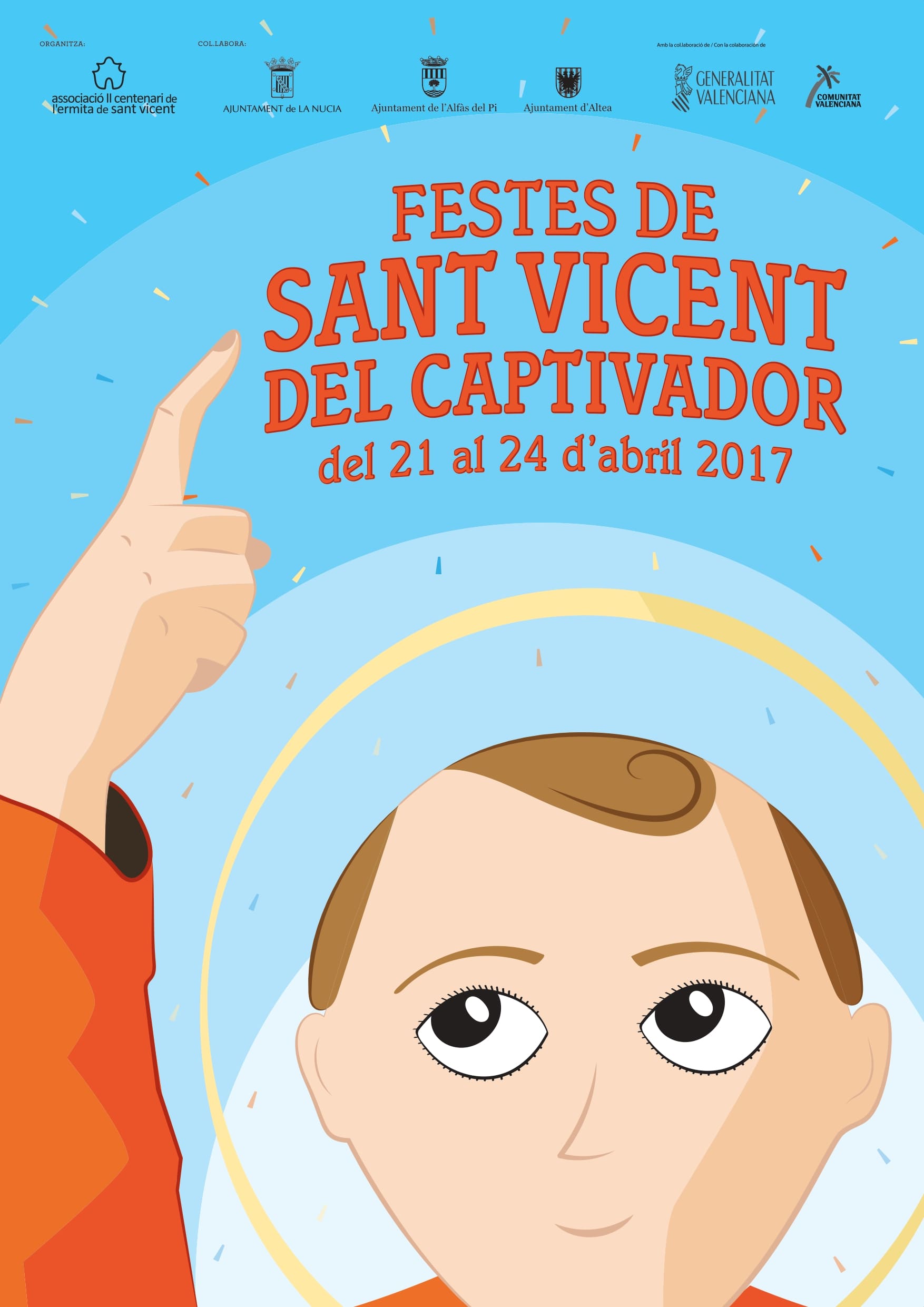 Cartell Festes Sant Vicent del Captivador 2018